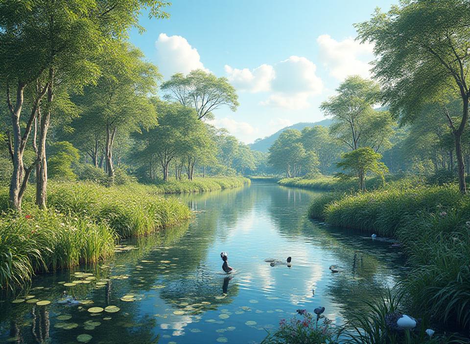 Wetland restoration and marine habitat creation in Singapore